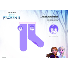 Disney Disney Jégvarázs csúszásgátlós meleg téli zokni gyerekeknek - sherpa zokni - lila - 31-34