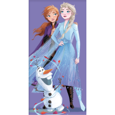 Disney Disney Jégvarázs Purple fürdőlepedő, strand törölköző 70x140 cm lakástextília