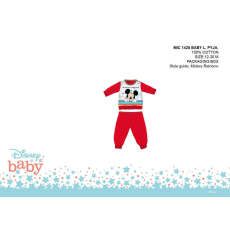 Disney Disney Mickey egér baba pizsama - jersey pamut pizsama - piros - 86