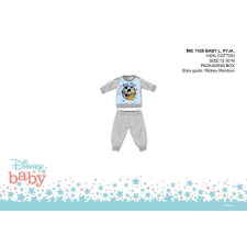 Disney Disney Mickey egér baba pizsama - jersey pamut pizsama - szürke - 86 gyerek hálóing, pizsama