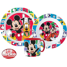 Disney Disney Mickey étkészlet, micro műanyag szett Micro bögre 265 ml babaétkészlet