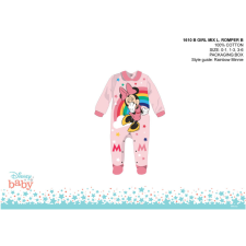 Disney Disney Minnie egér baba rugdalózó - galléros - világosrózsaszín-rózsaszín - 0-1 hónapos babának rugdalózó