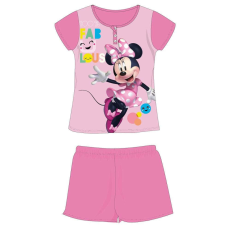 Disney Disney Minnie egér nyári rövid ujjú gyerek pizsama - pamut jersey pizsama - rózsaszín - 110