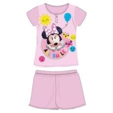 Disney Disney Minnie egér nyári rövid ujjú gyerek pizsama - pamut jersey pizsama - világosrózsaszín - 116