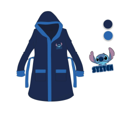 Disney Disney Stitch kapucnis pamut köntös kisfiúknak - sötétkék - 110-116