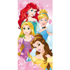 Disney és Mesehős Disney hercegnők royal fürdőlepedő, strand törölköző 70x140cm JAV-JFK011317 lakástextília