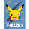 Disney és Mesehős Pokémon electrifying coral fleece polár takaró 150x200cm JAV-CBX235063PK