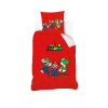 Disney és Mesehős Super mario red ágyneműhuzat 140×200cm, 70×90 cm JAV-CBX2321MARIO