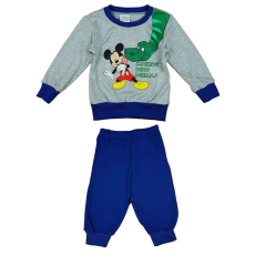 Disney fiú Pizsama - Mickey #kék-szürke - 104-es méret