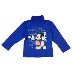 Disney garbós Hosszú ujjú póló - Mickey Mouse #kék - 80-as méret