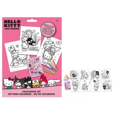 Disney Hello Kitty Friends színező + matrica szett Nr1 kreatív és készségfejlesztő