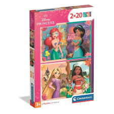 Disney Hercegnők 2x20 db-os puzzle Clementoni puzzle, kirakós