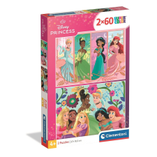 Disney Hercegnők 2x60 db-os puzzle Clementoni puzzle, kirakós