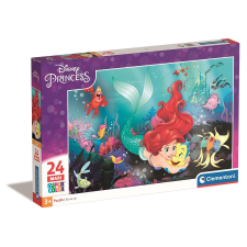 Disney Hercegnők Ariel 24 db-os maxi puzzle Clementoni puzzle, kirakós