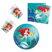 Disney Hercegnők, Ariel Curious party szett 36 DARABOS party kellék