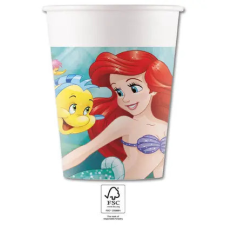 Disney Hercegnők , Ariel papír pohár 8 db-os 200 ml FSC party kellék