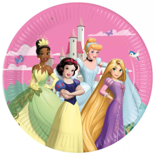 Disney Hercegnők Create Your World papírtányér 8 db-os 23 cm FSC party kellék