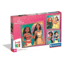 Disney Hercegnők Disney Hercegnők 3x48 db-os puzzle Clementoni puzzle, kirakós