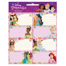 Disney Hercegnők füzetcímke 16 db-os információs címke