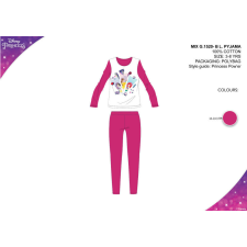 Disney Hercegnők gyerek jersey pizsama - pink gyerek hálóing, pizsama