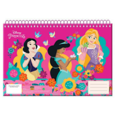 Disney Hercegnők Spring A/4 spirál vázlatfüzet, 30 lapos füzet