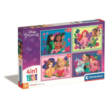  Disney Hercegnők Whimsical 4 az 1-ben puzzle Clementoni puzzle, kirakós