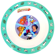  Disney hősök mikrozható műanyag mélytányér tányér és evőeszköz