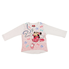 Disney Hosszú ujjú póló - Minnie Mouse #fehér - 74-es méret