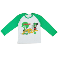 Disney Hosszú ujjú póló - Plútó #zöld-fehér - 74-es méret gyerek póló