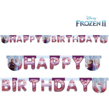 Disney Jégvarázs Disney Frozen II Leaf, Jégvarázs Happy Birthday felirat 200 cm party kellék