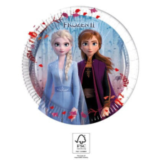 Disney Jégvarázs Disney Frozen II Leaf, Jégvarázs papírtányér 8 db-os 19,5 cm FSC party kellék