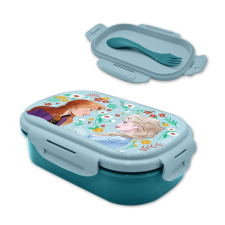 Disney Jégvarázs Enchanted szendvicsdoboz + evőeszköz szett uzsonnás doboz