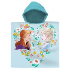 Disney Jégvarázs Flower strand törölköző poncsó 60x120 cm babatörülköző, kifogó