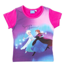 Disney Jégvarázs kislány rövid ujjú póló - pamut póló - pink_122 gyerek póló