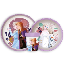 Disney Jégvarázs Trust csúszásmentes étkészlet, micro műanyag szett babaétkészlet
