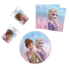 Disney Jégvarázs Wind party szett 36 db-os 20 cm-es tányérral party kellék