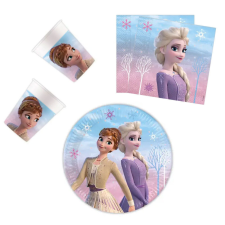 Disney Jégvarázs Wind party szett 36 db-os 23 cm-es tányérral party kellék