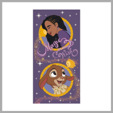 Disney Kívánság Magic fürdőlepedő, strand törölköző 70x140cm JFK035788 lakástextília