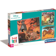  Disney Klasszikusok 3x48 darabos puzzle puzzle, kirakós