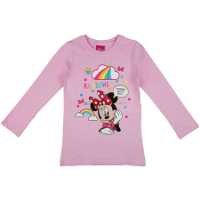 Disney lány Hosszú ujjú Póló - Minnie Mouse #rózsaszín - 92-es méret gyerek póló
