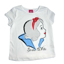 Disney lány Póló - Hófehérke #fehér gyerek póló