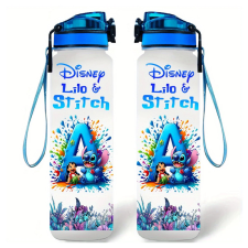  Disney LILO &amp; STITCH kulacs választható kezdőbetűvel 1000 ml CH2066959 konyhai eszköz