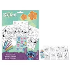 Disney Lilo és Stitch, A csillagkutya Aloha színező + matrica szett kreatív és készségfejlesztő