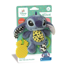 Disney Lilo és Stitch, A csillagkutya Ananas plüss figura és rágóka Clementoni plüssfigura