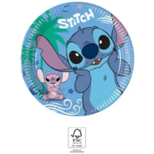 Disney Lilo és Stitch, A csillagkutya Angel papírtányér 8 DARABOS, 20 cm FSC party kellék