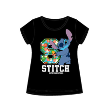  Disney Lilo és Stitch, A csillagkutya Black gyerek póló, felső 10-16 év