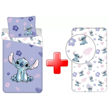 Disney Lilo és Stitch, A csillagkutya Blooming ágyneműhuzat és gumis lepedő szett lakástextília