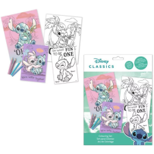 Disney Lilo és Stitch, A csillagkutya Cheeky színező szett matrica