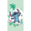  Disney Lilo és Stitch, A csillagkutya Green fürdőlepedő, strand törölköző 70x140cm