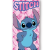 Disney Lilo és Stitch, A csillagkutya Pink Paradise fürdőlepedő, strandtörölköző 70x140cm (Fast Dry)